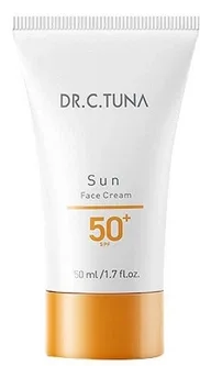 Сонцезахисний водостійкий крем для обличчя SPF 50+, 50 мл Farmasi Dr.C.
