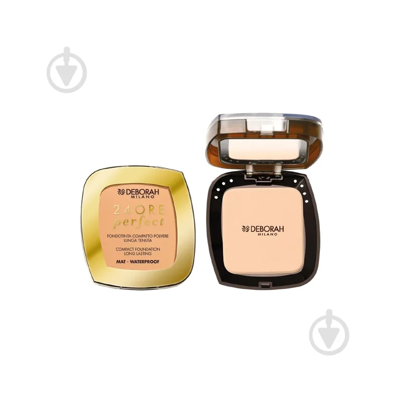 Пудра компактна DEBORAH 24Ore Perfect водостійка 02 natural 9 г
