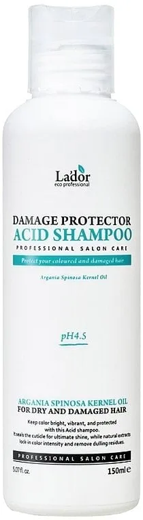 Безщелочной шампунь з pH 4.5 La'dor Damage Protector Acid Shampoo 150 мл