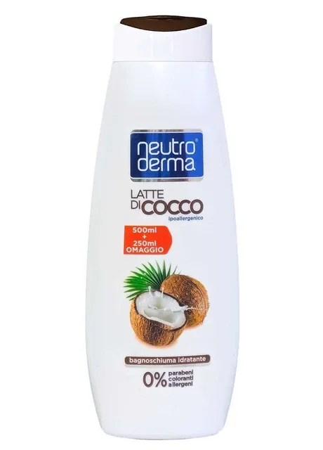 Neutroderma Гель-піна д/ванни 750мл Кокосове молоко Neutro Derma (392255415)