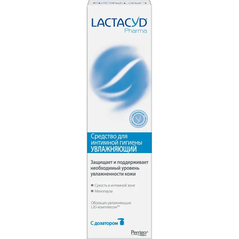 Засіб для інтимної гігієни Лактацид (Lactacyd) Зволожуючий з дозатором 250 мл