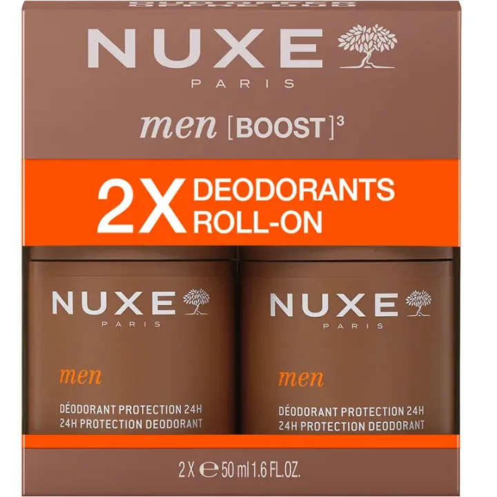Дезодорант Nuxe (Нюкс) Дуо Men Boost захист 24 год 2х50 мл