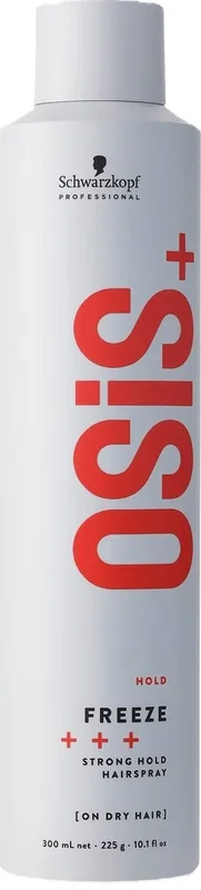 Лак для волосся Schwarzkopf Professional Osis+ Freeze Strong Hold Hairspray сильної фіксації 300 мл