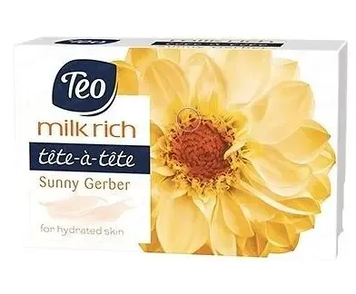 Мило тверде Тeo Milk Rich Tete-a-Tete Sunny Gerber, помаранчевий, 100 г (57831)