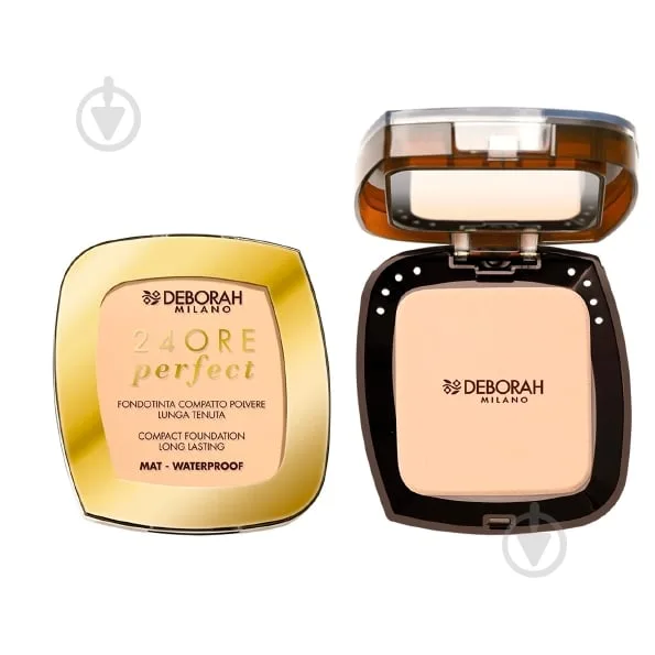 Пудра компактна DEBORAH 24Ore Perfect стійка 01G Light Beige 9 г