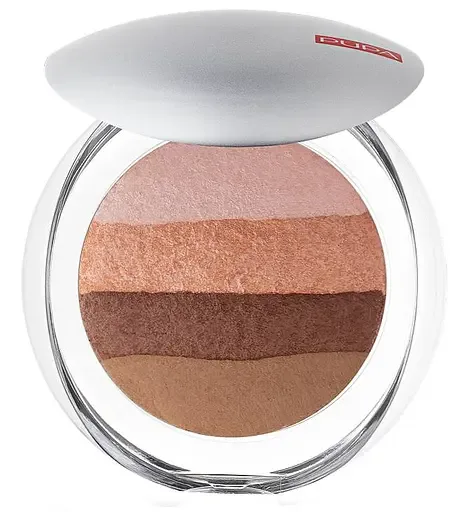 Рум'яна пудра для обличчя Pupa Luminys Baked All Over відтінок 02 (Stripes Natural) 9 г (52302)