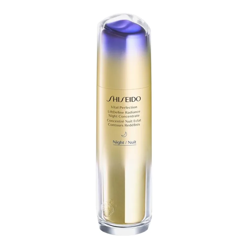 Shiseido Vital Perfection LiftDefine Radiance Night Concentrate ліфтингова нічна сироватка для обличчя, 40 мл