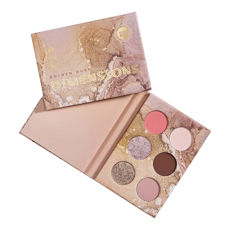 Mexmo Six Dimensions Golden Dusk — палітра тіней для повік, 6 × 1,5 г