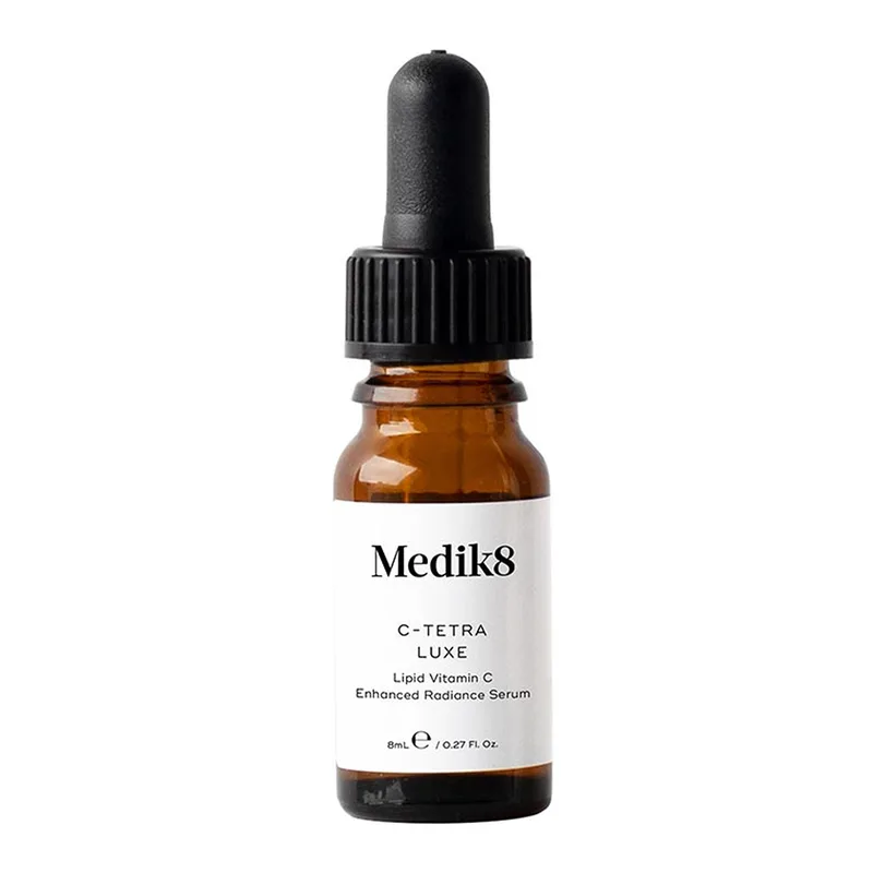 Medik8 C-Tetra Luxe Try Me Size — ліпідна сироватка для сяйва шкіри з 14% вітаміну С, 8 мл