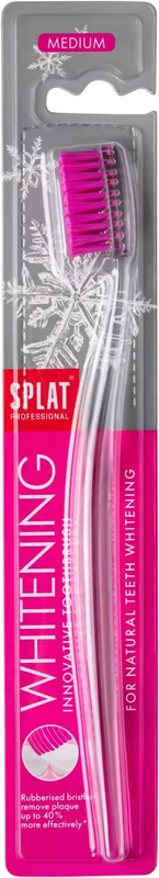 Зубна щітка Splat Professional Whitening середня жорсткість рожева 1 шт.