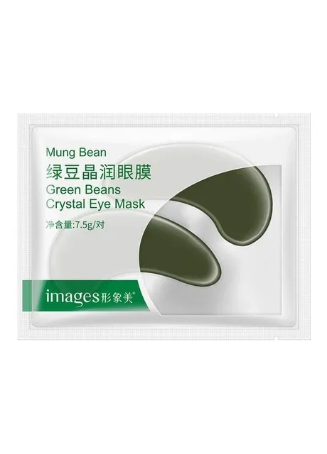 Гідрогелеві патчі під очі з бобами мунг Mung Bean Green Beans Crystal Eye Mask 7,5г Images (317169717)