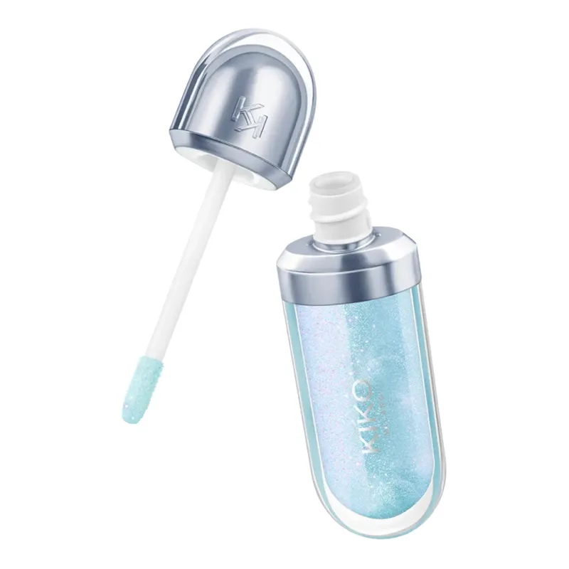 KIKO Milano 3D Hydra Lipgloss — блиск для губ, що збільшує губи, 51 Frozen Light Blue, 6,5 мл