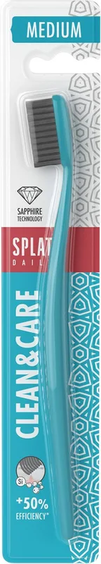 Зубна щітка SPLAT Daily середня жорсткість блакитна 1 шт.