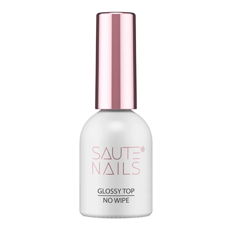 Saute Nails топ-коат «no wipe» Glossy 8 мл