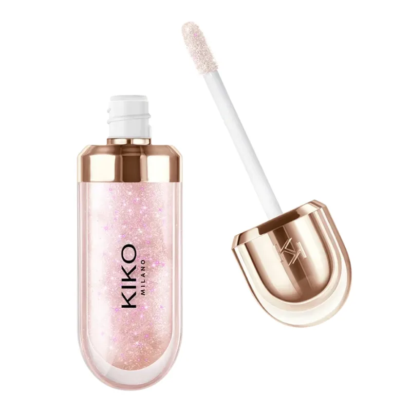 KIKO Milano 3D Hydra Lipgloss — блиск для губ, що збільшує губи, 41 Rosy Glares, 6,5 мл