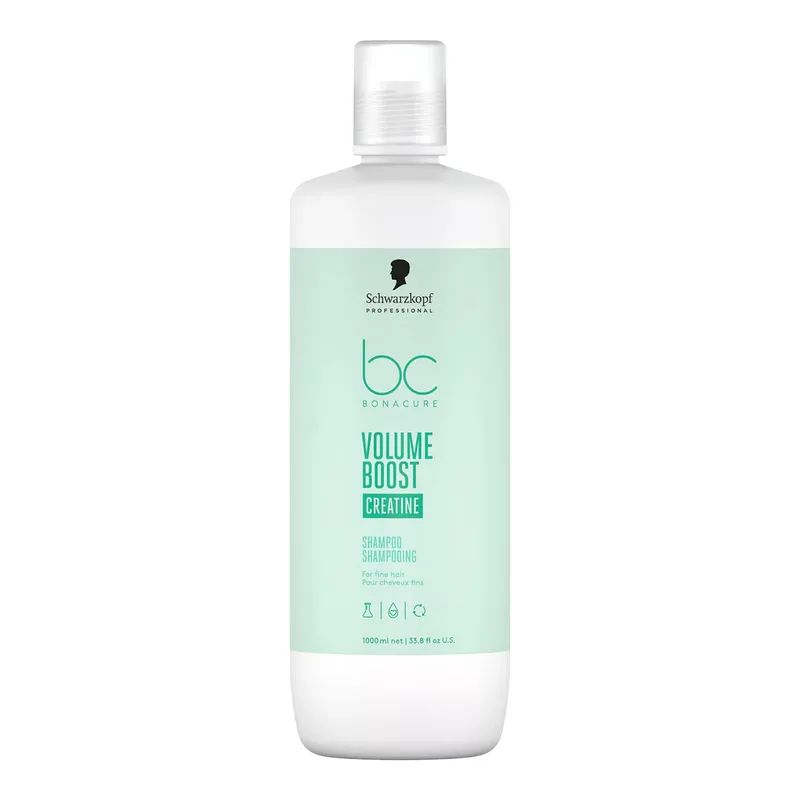 Schwarzkopf Professional BC Bonacure Volume Boost Creatine — шампунь для тонкого волосся без об’єму, 1000 мл