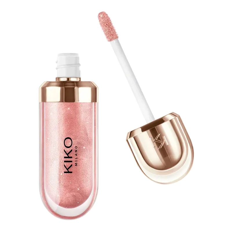 KIKO Milano 3D Hydra Lipgloss — блиск для губ, що збільшує губи, 43 Timeless Rose, 6,5 мл