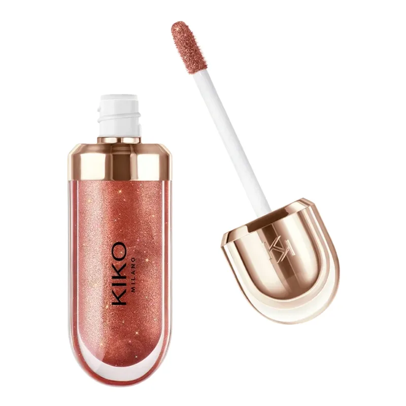 KIKO Milano 3D Hydra Lipgloss — блиск для губ, що збільшує губи, 45 Enchanting Rosewood, 6,5 мл