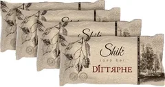 Упаковка мила Shik Дігтярне 140 г x 4 шт (2301000481942)