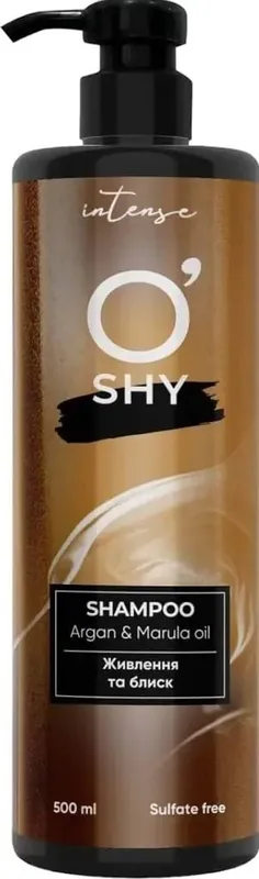 Шампунь для волосся O'Shy Intense Argan & Marula Oil 500 мл