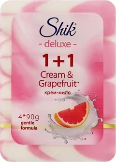 Тверде крем-мило Shik 1+1 Deluxe Крем & Грейпфрут 90 г х 4 шт (4823107607882)