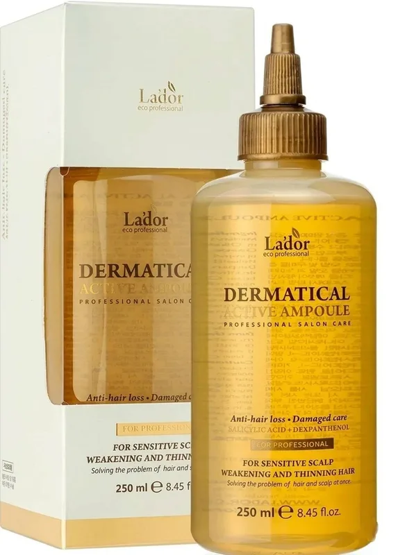 Філер для волосся La'dor Dermatical Active Ampoule проти випадіння 250 мл