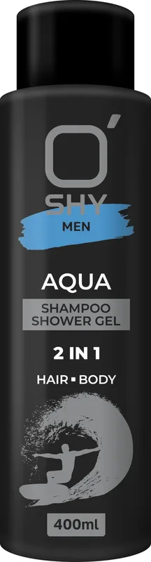 Шампунь-гель для душу O'Shy Men Aqua Shampoo Shower Gel 2 in 1, 400 мл