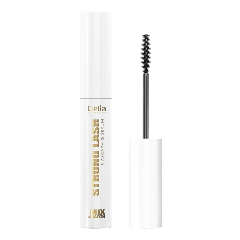 Delia Mix & Match Strong Lash Mascara & Serum живильна туш для вій чорна 9 мл