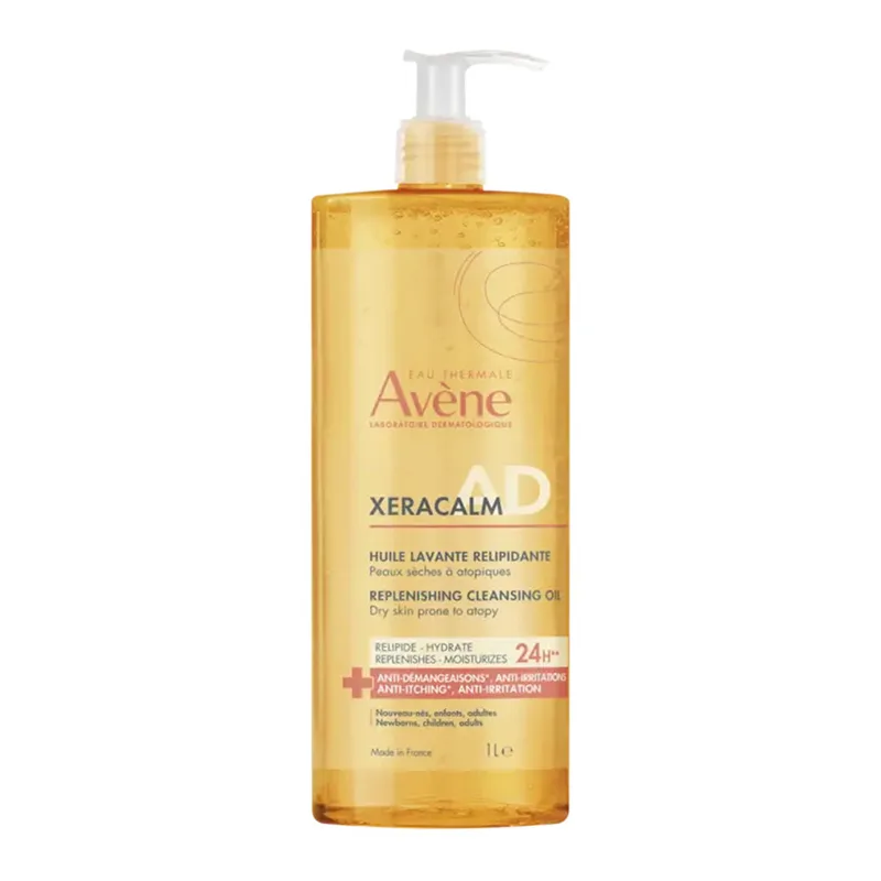Avène XeraCalm A.D. очищувальна олія для відновлення ліпідного балансу для сухої шкіри, схильної до атопії 1000 мл
