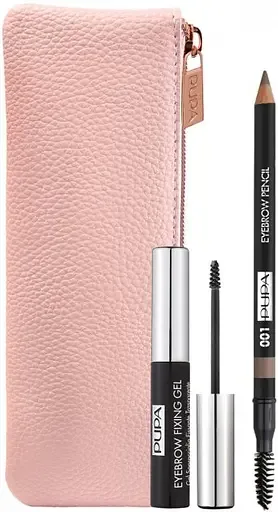 Набір для макіяжу брів Pupa Eyebrow Essential Kit, відтінок 01 Blonde (040359A001)