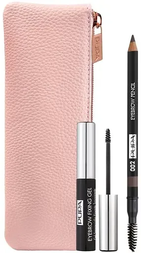 Набір для макіяжу брів Pupa Eyebrow Essential Kit Brown тон 02 (040359A002)