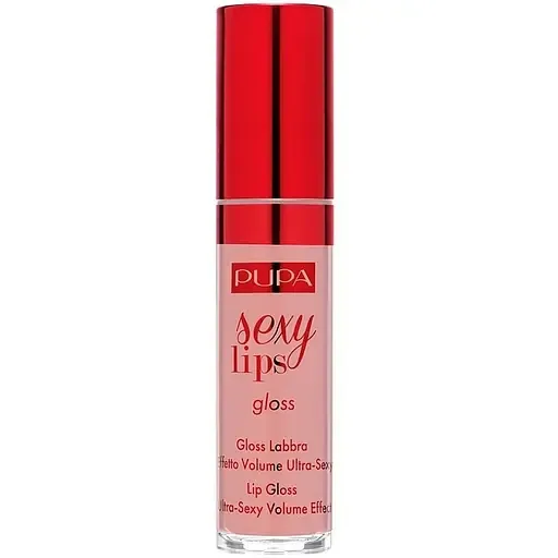 Блиск для губ Pupa Ultra Sexy Volume Effect відтінок 01 (Audacious Nude) 5 мл (020090A001)