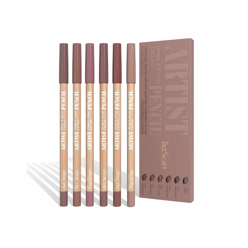 Набір матових олівців для губ Face Secret відтінок Nude pink (3030391694)