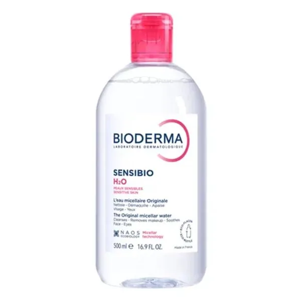 Міцелярний лосьйон Bioderma Sensibio Сансибіо H2O для чутливої шкіри обличчя та контуру очей 500 мл