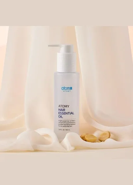 Олійка для сухого та ламкого волосся Атомі. Hair Essential Oil. 100 мл. Корея. Atomy (304418236)