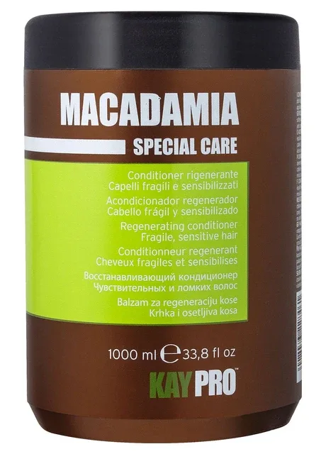 Кондиціонер з олією макадамії для ламкого волосся Macadamia 1000 мл KayPro (337682550)