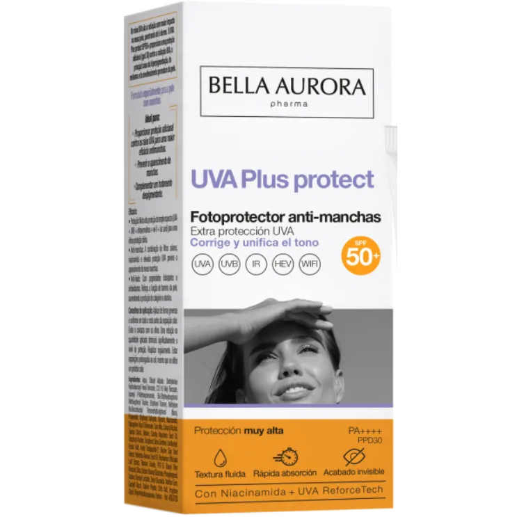 Флюїд Bella Aurora (Белла Аурора) сонцезахисний UVA Plus від пігментних плям SPF50+ 50 мл