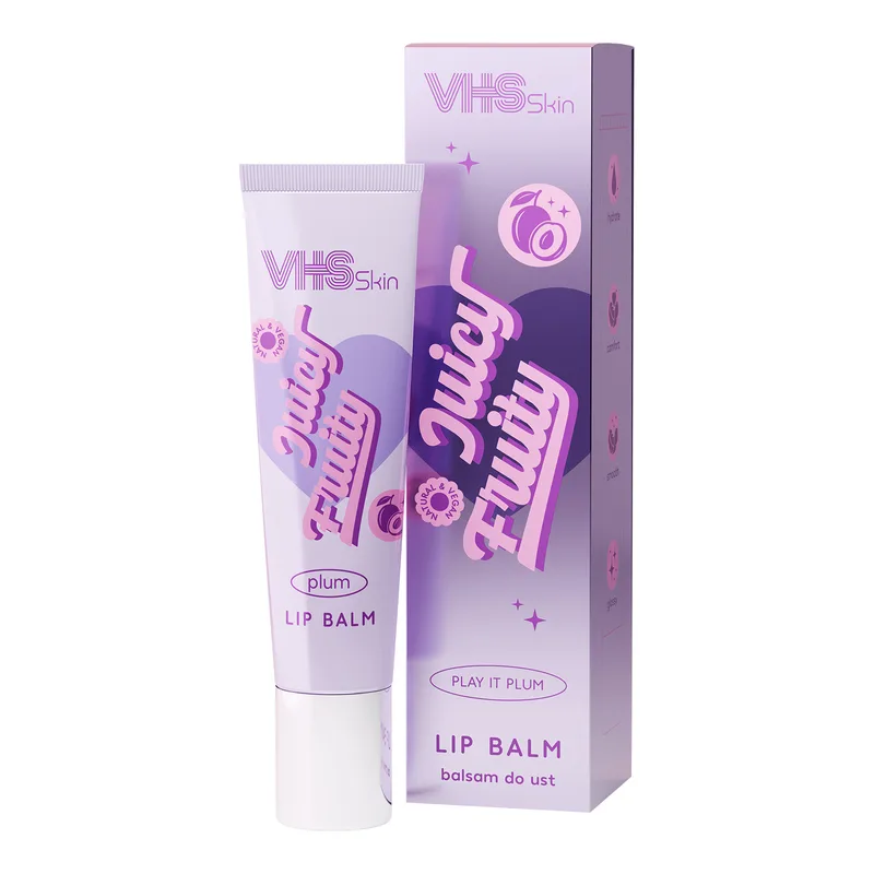 VHS Skin Juicy Fruity бальзам для губ Play It Plum 10 мл