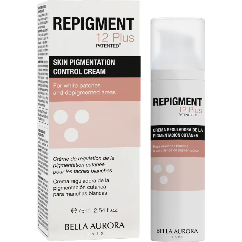 Крем Bella Aurora (Белла Аурора) Repigment 12 plus від білих плям і депігментованих ділянок 75 мл