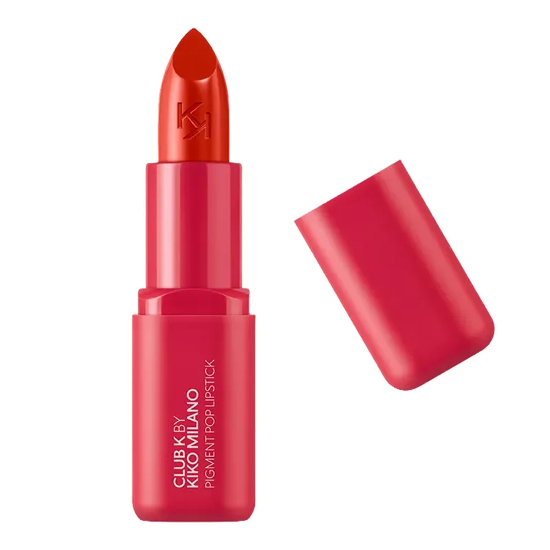 KIKO Milano Club K Pigment Pop Lipstick — зволожуюча помада-стік із високим покриттям 10 Juicy Drop 3,5 г