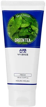 Пінка для вмивання з зеленим чаем Holika Holika Daily Fresh Green Tea Cleansing Foam