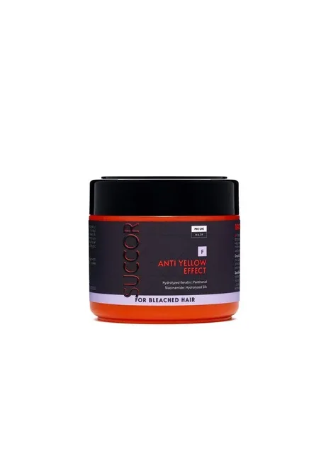 Маска від жовтизни для освітленого волосся Anti Yellow Effect Mask 300 мл SUCCOR (329422843)