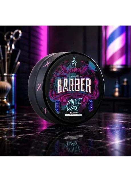 Глина для укладання волосся Barber Matte Clay 150ml матова глина для волосся стайлінг сильна фіксація барбер косметика Marmara (388912081)