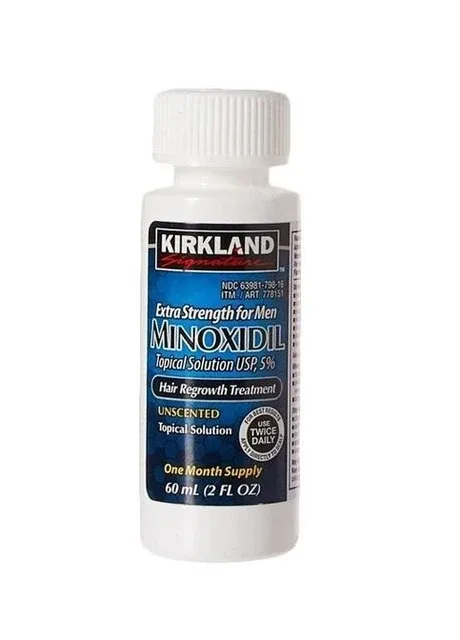 Екстра сильний розчин Minoxidil 5% для відновлення росту волосся для чоловіків 1 флакон Kirkland (280265738)