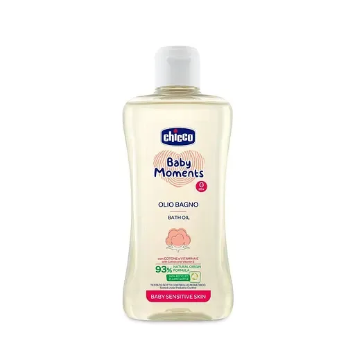 Олія для ванни Chicco Baby Moments для чутливої шкіри, 200 мл (10240.00)