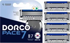 Картриджі Dorco Pace 7 для чоловіків 7 лез 4 шт (8801038585581)