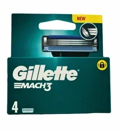 Змінні касети (леза) Gillette Mach3 4 шт.
