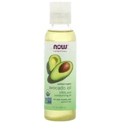 Органічне масло авокадо NOW Foods, Solutions "Organic Avocado Oil" для шкіри і волосся (118 мл)