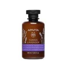 Гель Apivita CARING LAVENDER для душу ніжний для чутливої шкіри 250 мл