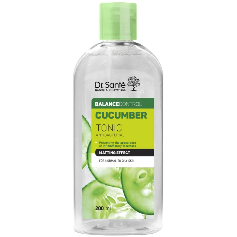 Тонер для обличчя Dr.Sante Cucumber Balance Control антибактеріальний 200 мл